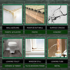 Uses of transparent waterproof glue on walls, ceilings, roofs, surface cracks, toilets, window sills and pipes