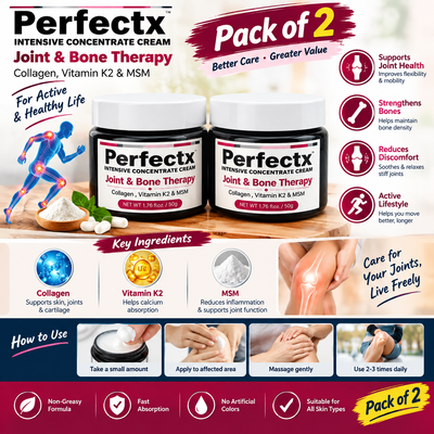 Perfectx Joint & Bone Therapy Cream 50 g – Buy 1 Get 1 Free (Pack of 2)